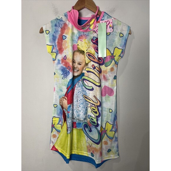 Nickelodeon Other - Nickelodeon Jojo Siwa Nightgown Size‎ 7/8 With Sleep Mask